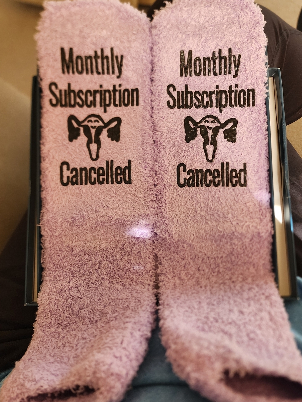Fuzzy Socks For Post-Hysterectomy Gift